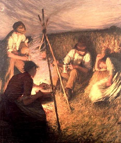 Henry Herbert La Thangue The Harvester's Supper